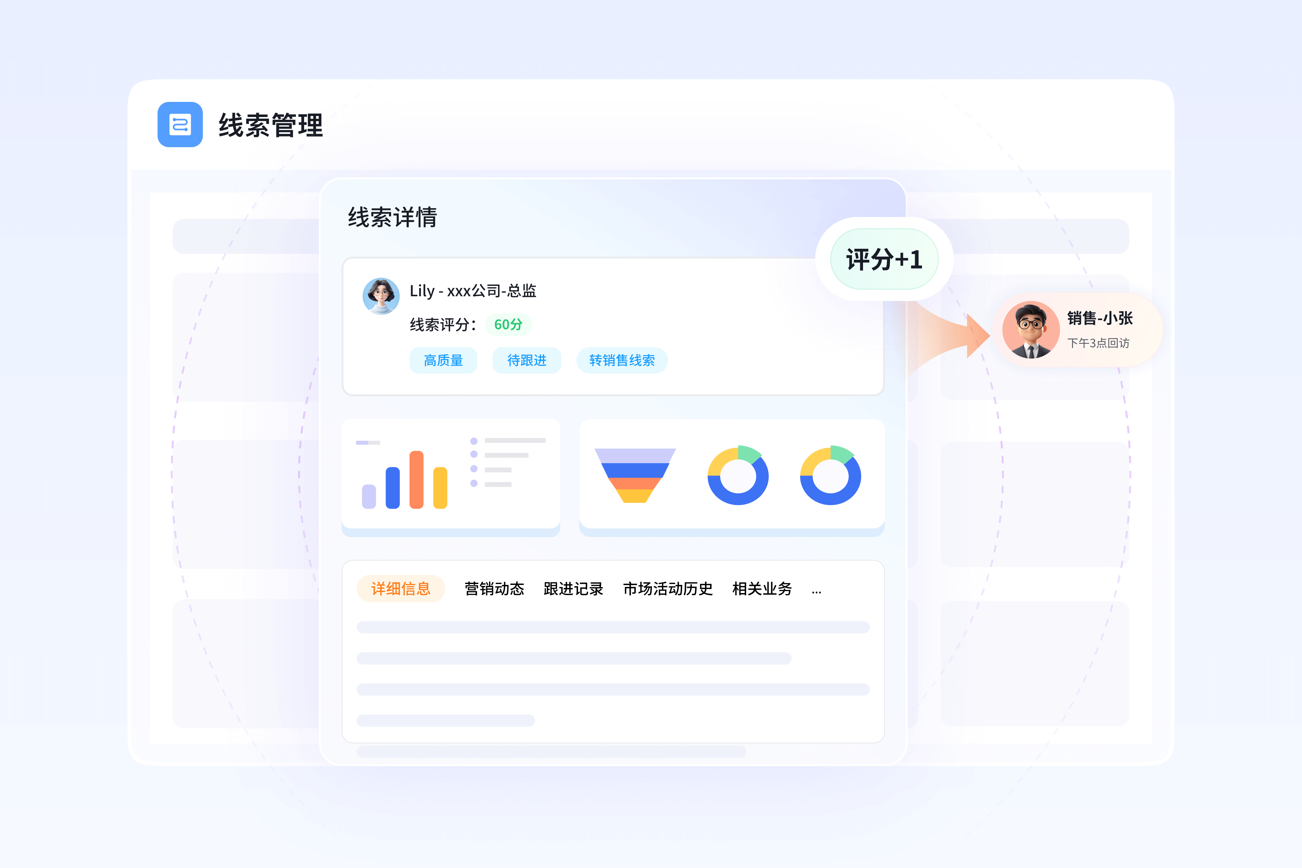 线索分层管理，高效流转