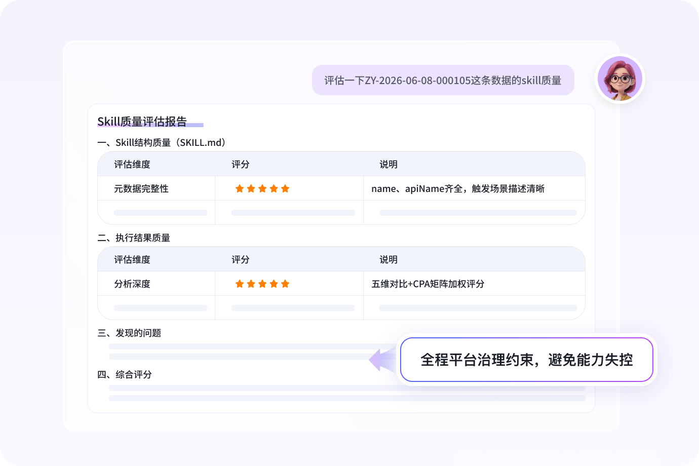 治理闭环，能力池持续沉淀