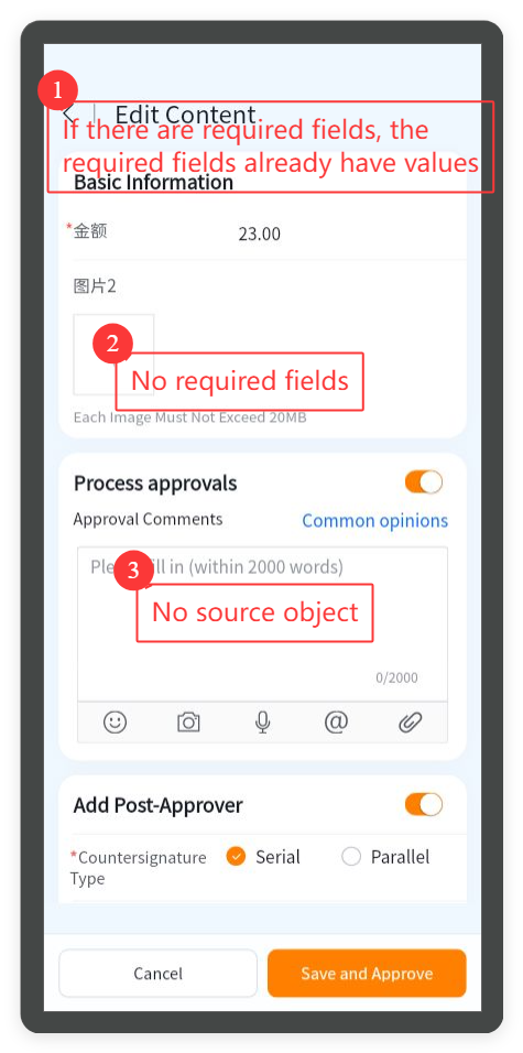 Force Display Approval Content Edit Popup/Page